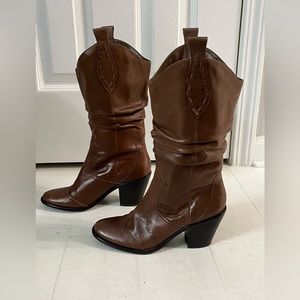 BCBGeneration Leather Slouch Boots